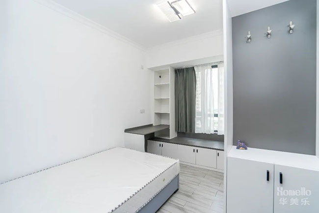 126㎡三居，現(xiàn)代風(fēng)客餐廳+簡約風(fēng)臥室，締造高級的生活儀式感